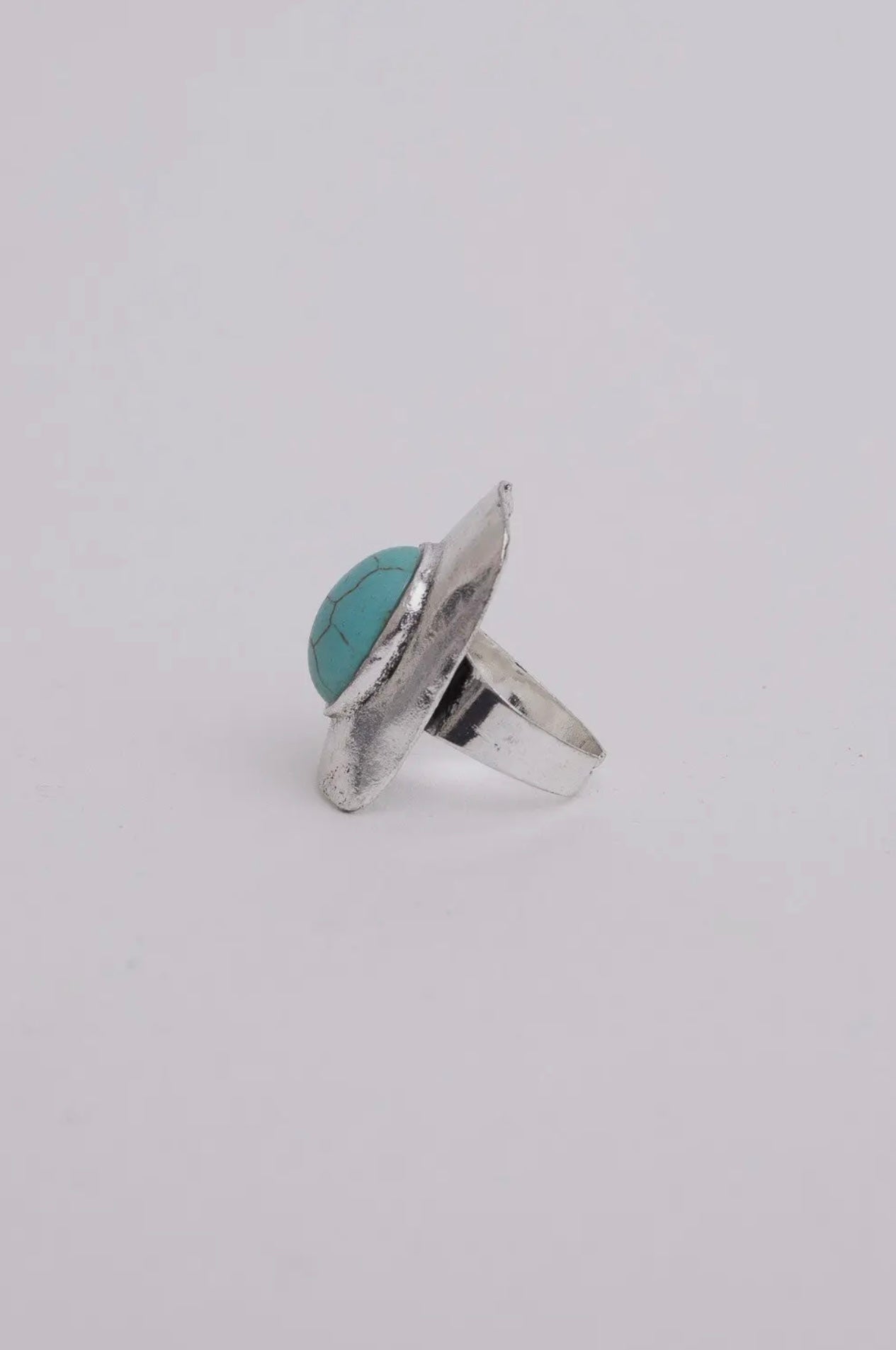 Turquoise adjustable ring