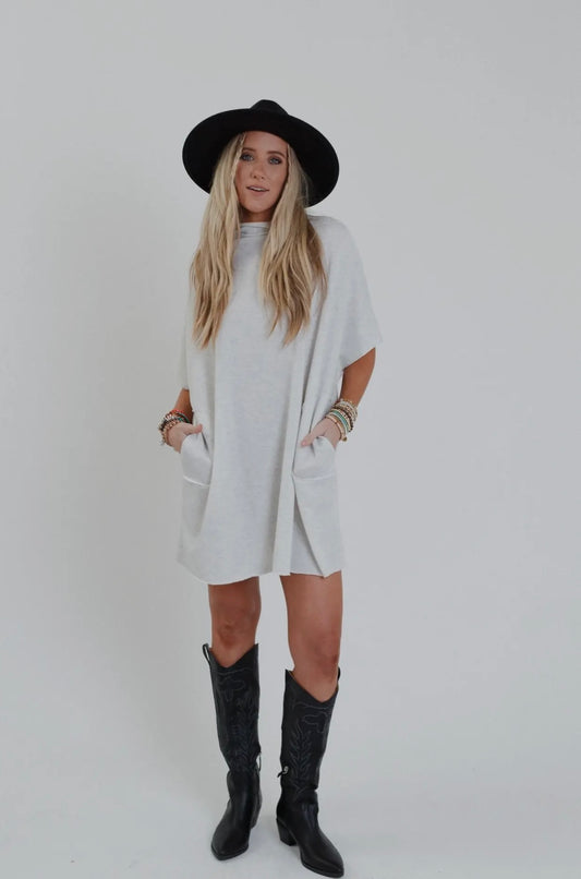 Laid back luxe dress