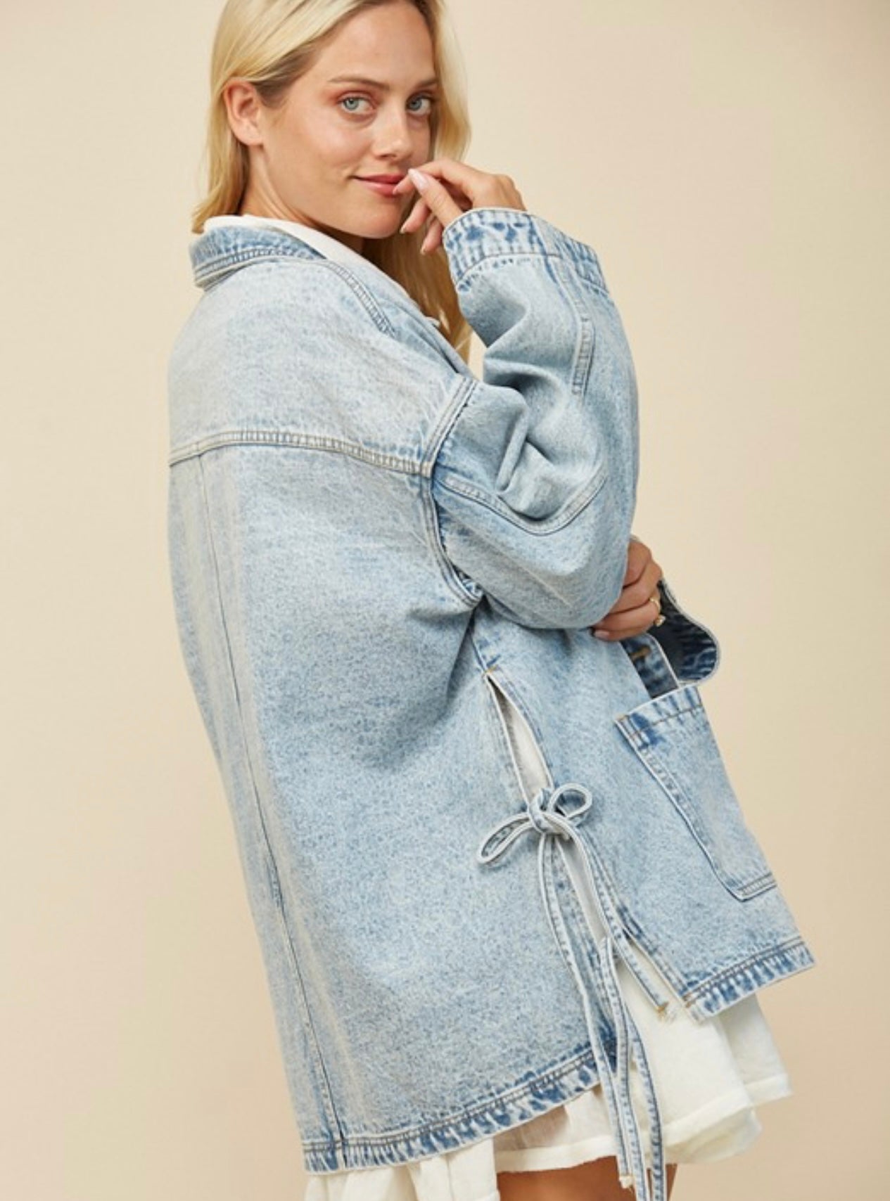 The cami denim jacket