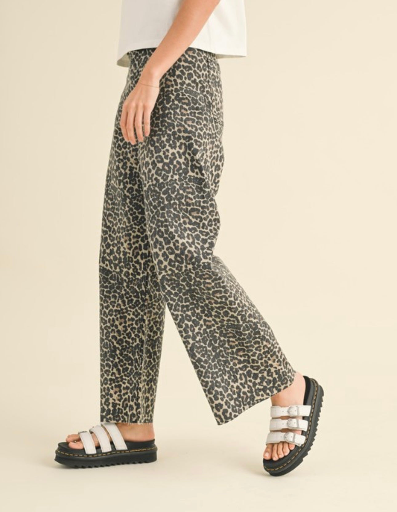 Leopard print pants