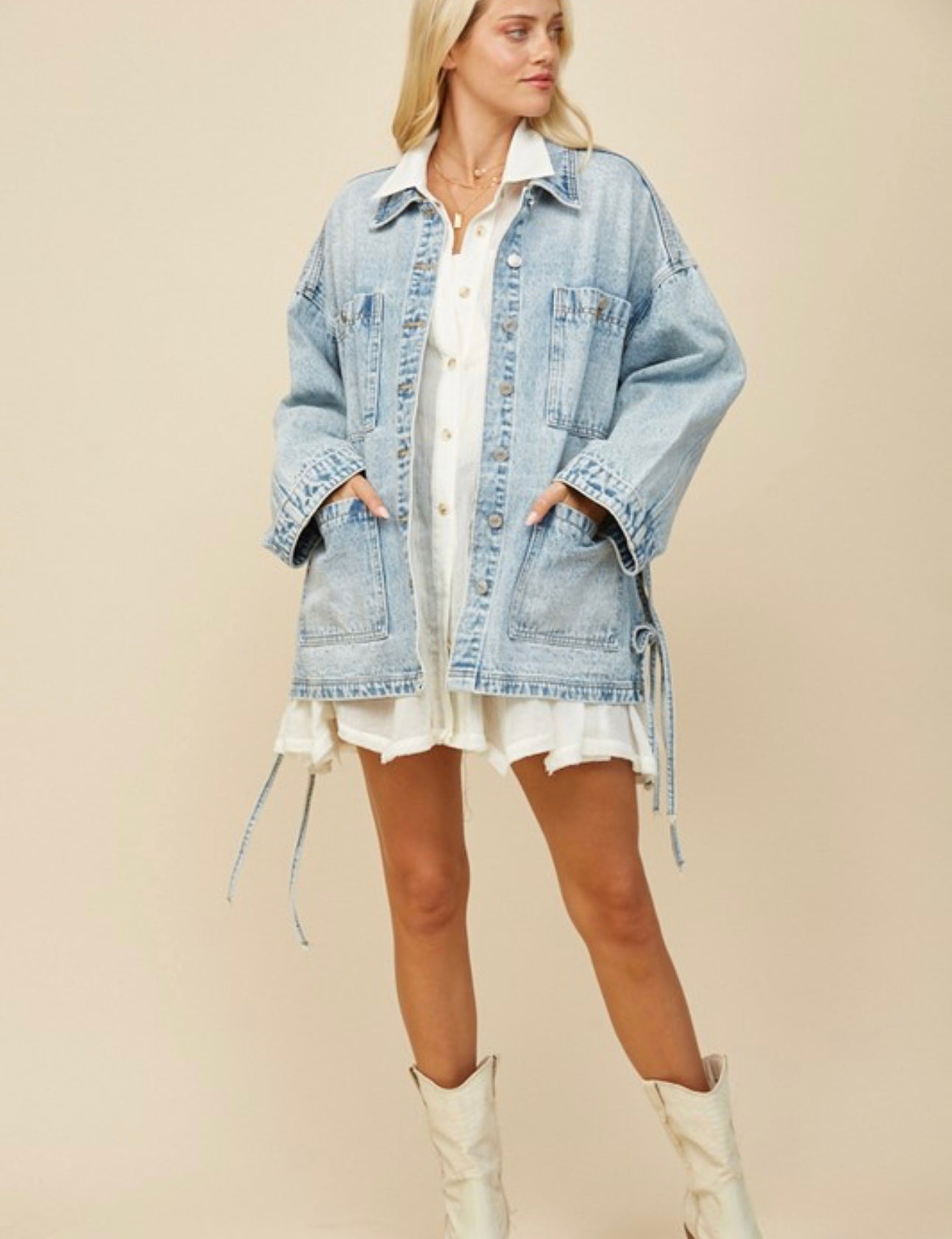 The cami denim jacket